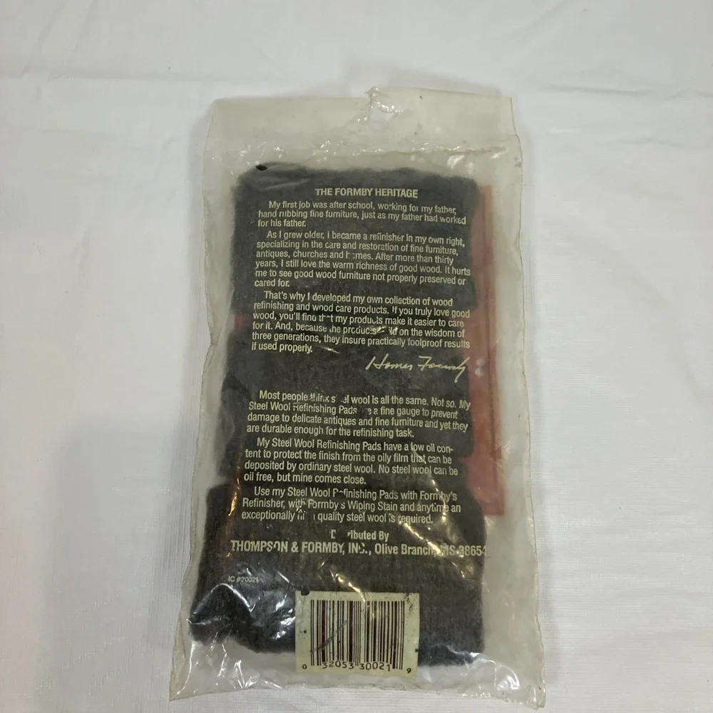 Formbys Premium‎ Quality Steel Wool Replenishing Pads 3 Pad Pack